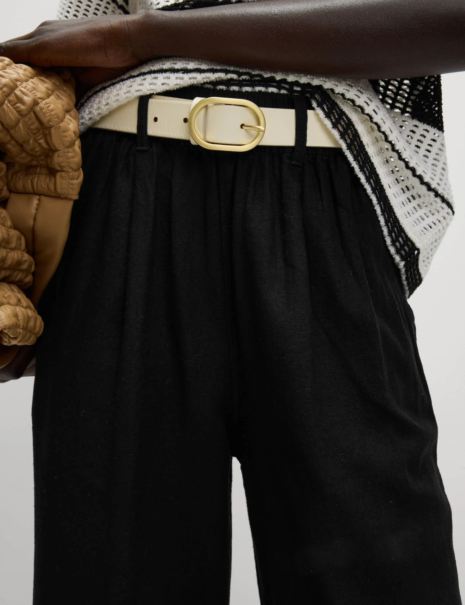 Linen Rich Wide Leg Trousers 4 Linen Rich Wide Leg Trousers - Image 4