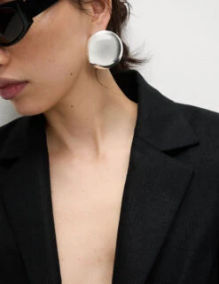 Linen Twill Rich Cropped Short Sleeve Jacket -Marksandspencer Sale Store Linen Twill Rich Cropped Short Sleeve Jacket 2