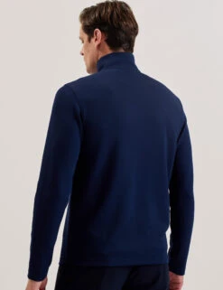 Ted Baker Longman Ombre Detail Half Zip Sweatshirt -Marksandspencer Sale Store Longman Ombre Detail Half Zip Sweatshirt 2