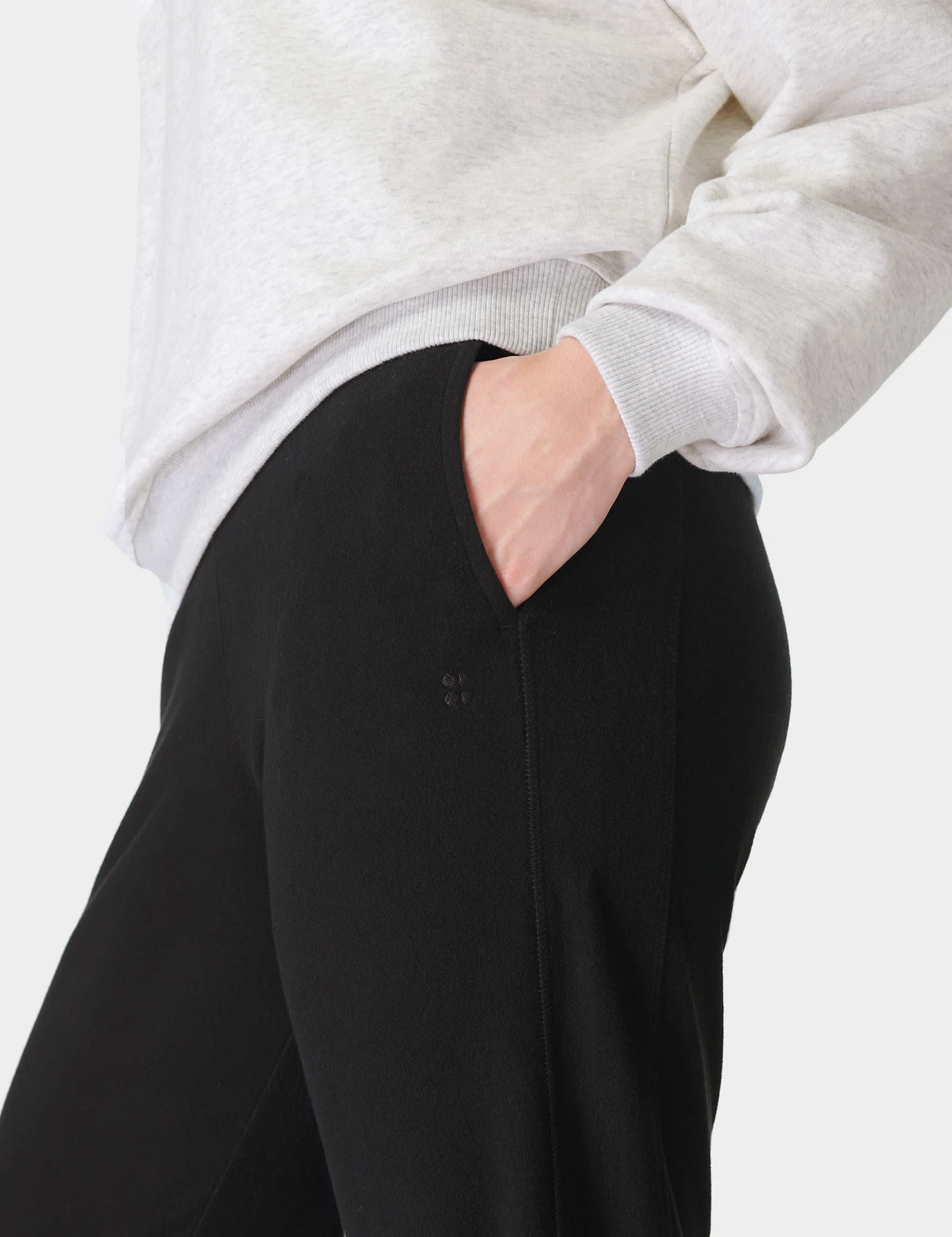Sweaty Betty Luxe Cotton Blend Fleece Joggers 6 Sweaty Betty Luxe Cotton Blend Fleece Joggers - Image 6