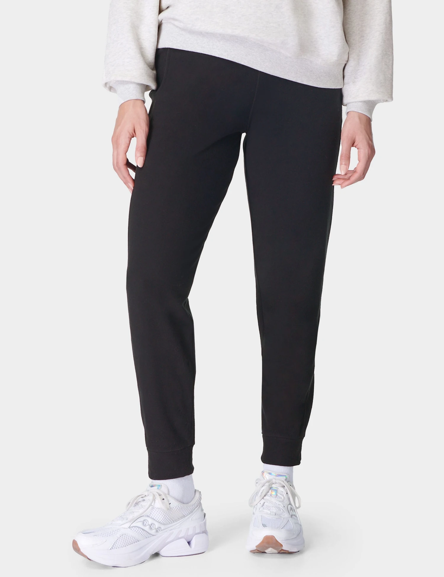 Sweaty Betty Luxe Cotton Blend Fleece Joggers 1 Sweaty Betty Luxe Cotton Blend Fleece Joggers