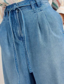 WHITE STUFF Lyocell Blend Mid Rise Wide Leg Jeans 10 WHITE STUFF Lyocell Blend Mid Rise Wide Leg Jeans -Marksandspencer Sale Store Lyocell Blend Mid Rise Wide Leg Jeans 2