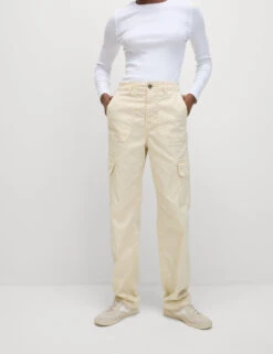 Lyocell Rich Cargo Straight Leg Trousers 23 Lyocell Rich Cargo Straight Leg Trousers -Marksandspencer Sale Store Lyocell Rich Cargo Straight Leg Trousers 3