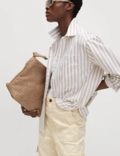 Lyocell Rich Cargo Straight Leg Trousers 25 Lyocell Rich Cargo Straight Leg Trousers -Marksandspencer Sale Store Lyocell Rich Cargo Straight Leg Trousers 5