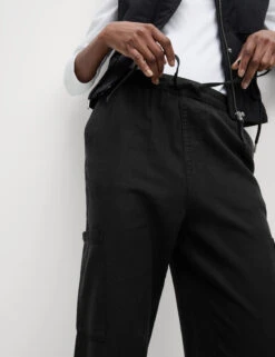 Lyocell Rich Joggers With Cotton & Linen 22 Lyocell Rich Joggers With Cotton & Linen -Marksandspencer Sale Store Lyocell Rich Joggers With Cotton Linen 2