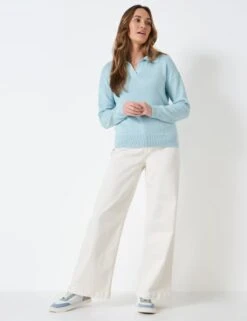 Linen Rich Collared Jumper