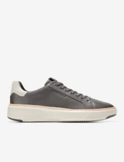Cole Haan Grandpro Topspin Leather Lace Up Trainers