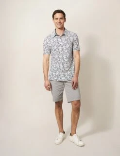 WHITE STUFF Pure Cotton Shark Print Shirt -Marksandspencer Sale Store MS 10 T19 3055 Z4 X EC 3