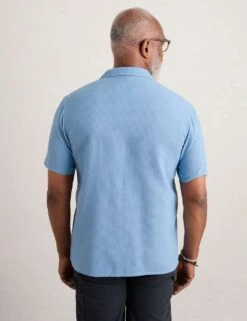 Organic Cotton Revere Shirt -Marksandspencer Sale Store MS 10 T19 8003T E0 X EC 2