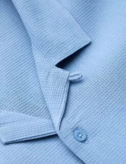 Organic Cotton Revere Shirt -Marksandspencer Sale Store MS 10 T19 8003T E0 X EC 3