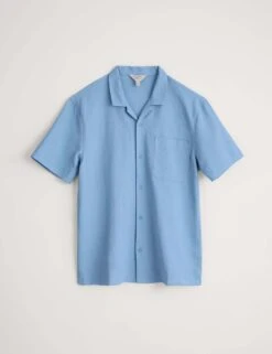 Organic Cotton Revere Shirt -Marksandspencer Sale Store MS 10 T19 8003T E0 X EC 90