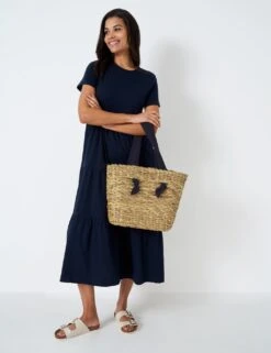 Straw Woven Tote Bag 6 Straw Woven Tote Bag -Marksandspencer Sale Store MS 10 T19 8009 VS X EC 1
