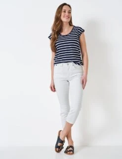 Slim Fit Cropped Jeans