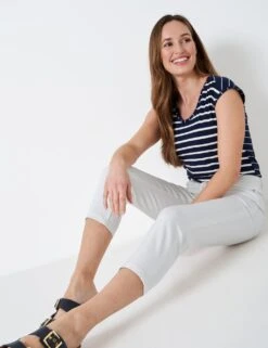 Slim Fit Cropped Jeans -Marksandspencer Sale Store MS 10 T19 8013E Z0 X EC 3