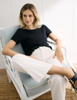 Slim Fit Cropped Jeans -Marksandspencer Sale Store MS 10 T19 8013E Z0 X EC 4