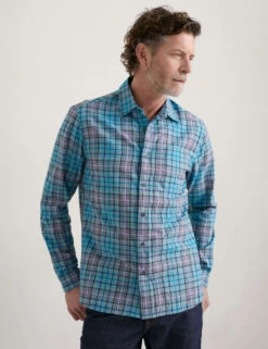 Organic Cotton Check Shirt -Marksandspencer Sale Store MS 10 T19 8031T ZZ X EC 1