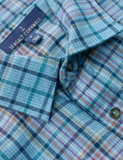 Organic Cotton Check Shirt -Marksandspencer Sale Store MS 10 T19 8031T ZZ X EC 3