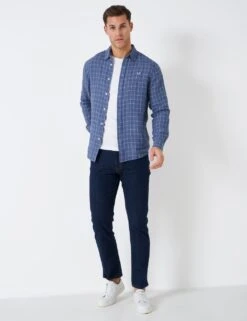 Pure Linen Check Shirt