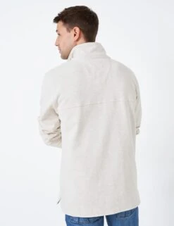 Pure Cotton Funnel Neck Half Zip Sweatshirt -Marksandspencer Sale Store MS 10 T19 8117S L4 X EC 3