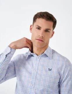 Regular Fit Cotton Rich Check Dress Shirt -Marksandspencer Sale Store MS 10 T19 8150E E7 X EC 3
