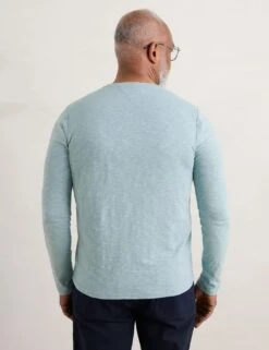 Organic Cotton Long Sleeve T-Shirt -Marksandspencer Sale Store MS 10 T19 8374S E0 X EC 2