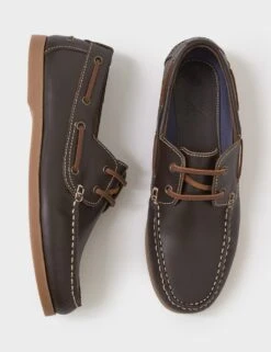 Leather Boat Shoes -Marksandspencer Sale Store MS 10 T19 8706S N0 X EC 1