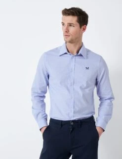 Regular Fit Cotton Rich Check Oxford Shirt
