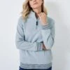 Cotton Rich Funnel Neck Half Zip Sweatshirt 17 Cotton Rich Funnel Neck Half Zip Sweatshirt -Marksandspencer Sale Store MS 10 T19 8752S E2 X EC 0
