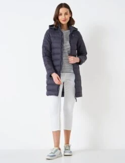 Hooded Lightweight Longline Puffer Jacket 7 Hooded Lightweight Longline Puffer Jacket -Marksandspencer Sale Store MS 10 T19 8763S F0 X EC 1