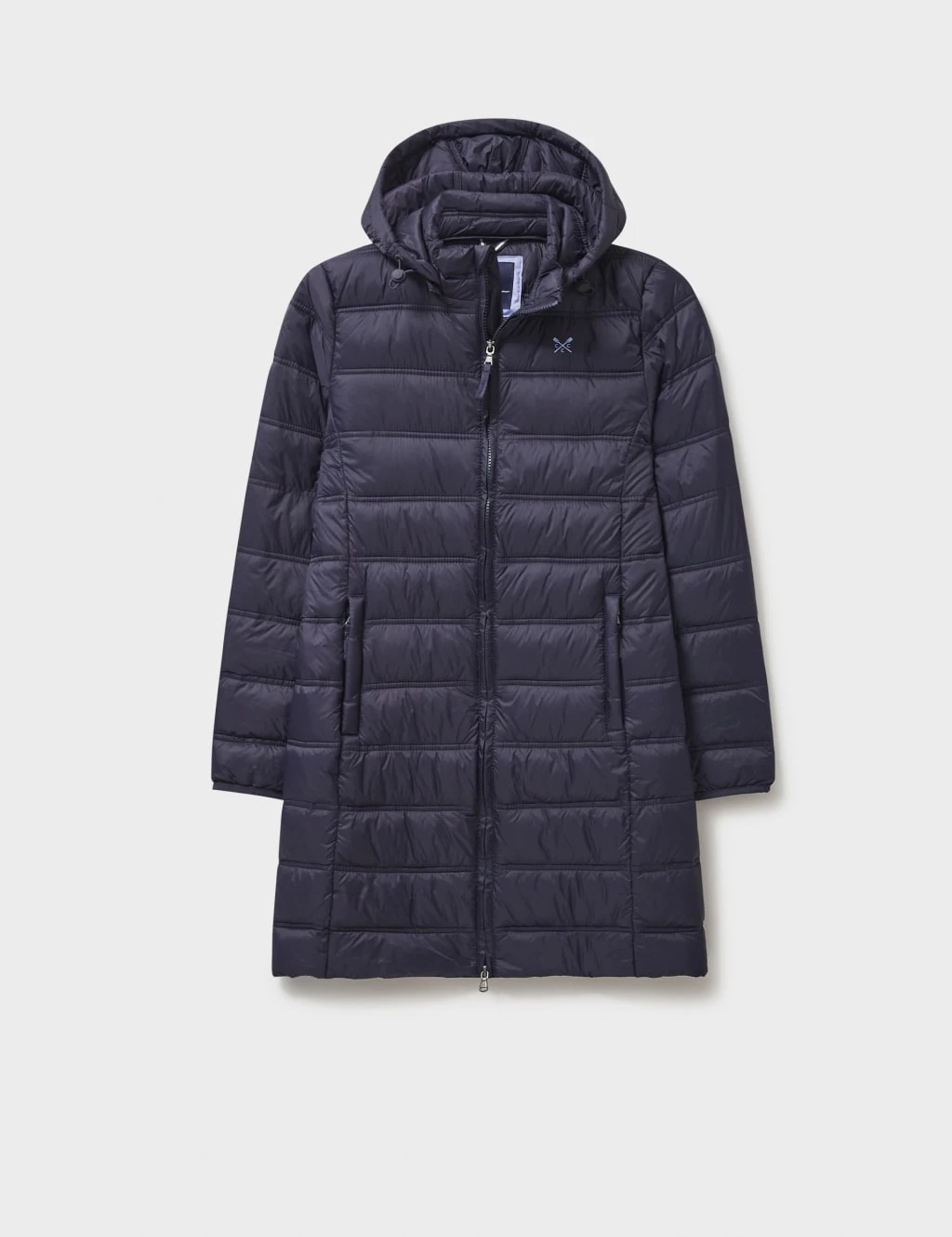 Hooded Lightweight Longline Puffer Jacket 2 Hooded Lightweight Longline Puffer Jacket - Image 2
