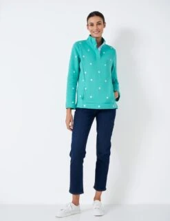 Cotton Rich Embroidered Sweatshirt -Marksandspencer Sale Store MS 10 T19 8826S E5 X EC 1