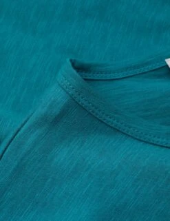 Organic Cotton Crew Neck T-Shirt 9 Organic Cotton Crew Neck T-Shirt -Marksandspencer Sale Store MS 10 T19 9673S NT X EC 3