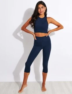 Girlfriend Collective Compressive High Waisted Cropped Leggings