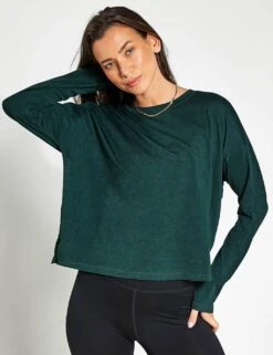 Girlfriend Collective Reset Crew Neck Relaxed Top