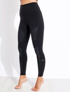 Moto High Waisted Yoga Leggings