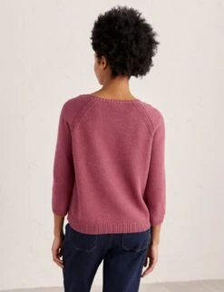 Organic Cotton Crew Neck Jumper -Marksandspencer Sale Store MS 10 T83 1011S A0 X EC 1