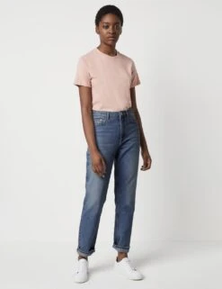 French Connection High Waisted Straight Leg Jeans
