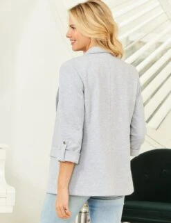 Cotton Blend Single Breasted Blazer -Marksandspencer Sale Store MS 10 T83 4110 T0 X EC 2