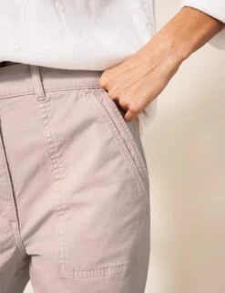 WHITE STUFF Cotton Rich Chinos With Linen 9 WHITE STUFF Cotton Rich Chinos With Linen -Marksandspencer Sale Store MS 10 T83 7005W A0 X EC 3