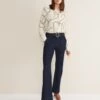 High Waisted Belted Flared Jeans -Marksandspencer Sale Store MS 10 T83 8048T E0 X EC 0