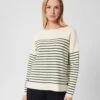 Cotton Rich Striped Slash Neck Jumper -Marksandspencer Sale Store MS 10 T83 8151T K4 X EC 0