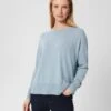 Merino Wool Blend Crew Neck Jumper -Marksandspencer Sale Store MS 10 T83 8317T E0 X EC 0