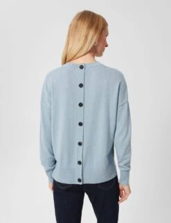 Merino Wool Blend Crew Neck Jumper -Marksandspencer Sale Store MS 10 T83 8317T E0 X EC 1