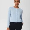 Cotton Rich Crew Neck Cardigan -Marksandspencer Sale Store MS 10 T83 8323T E0 X EC 0