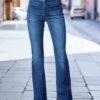 Indigo Blue Kick Flare Jeans