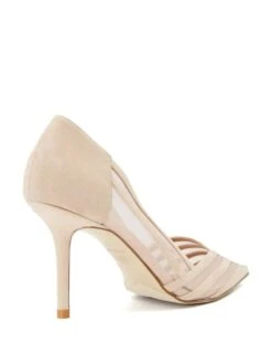 Dune London Suede Mesh Detail Stiletto Heel Court Shoes 8 Dune London Suede Mesh Detail Stiletto Heel Court Shoes -Marksandspencer Sale Store MS 10 T83 8357T JT X EC 3