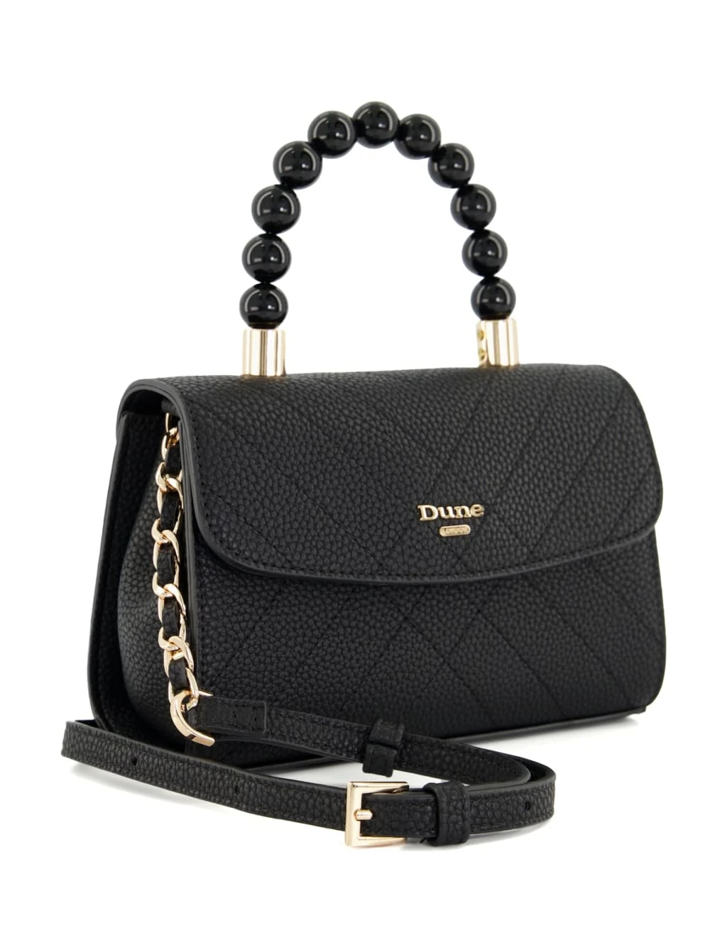 Dune London Faux Leather Quilted Mini Cross Body Bag 2 Dune London Faux Leather Quilted Mini Cross Body Bag - Image 2
