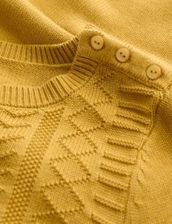 Pure Cotton Textured Round Neck Jumper -Marksandspencer Sale Store MS 10 T83 8385T R0 X EC 3