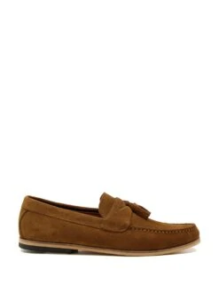 Dune London Suede Slip-On Loafers