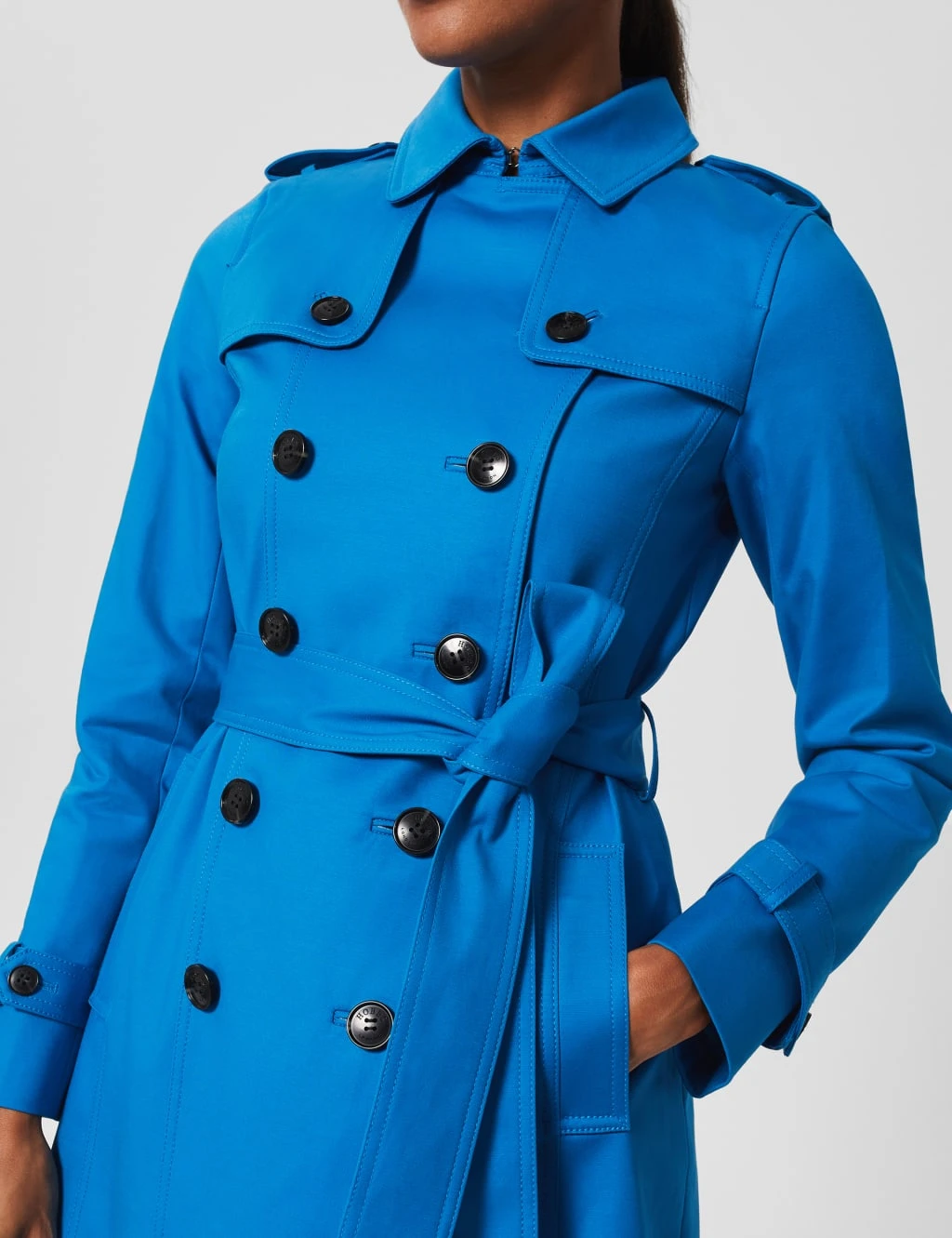 Cotton Rich Belted Trench Coat 3 Cotton Rich Belted Trench Coat - Image 3